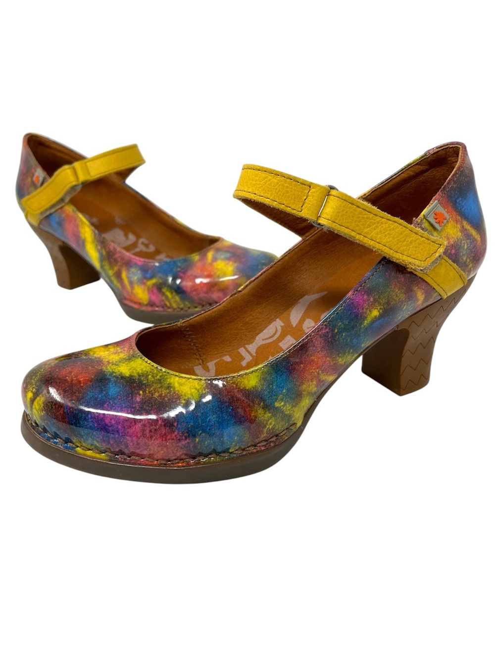 Art Harlem Multicolour patent leather Mary Jane pump EU39
